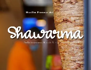 Shawarma font