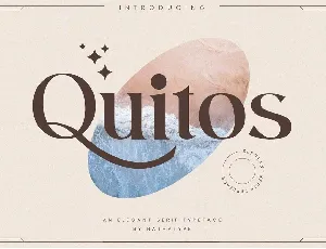 Quitos font