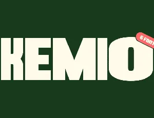 Kemio font