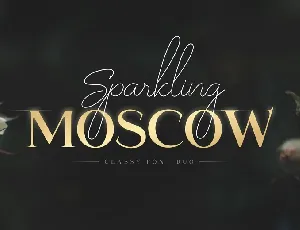 Sparkling Moscow font