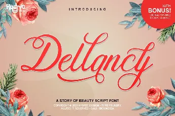 Dellancy Calligraphy Script font