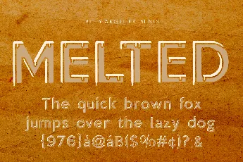 MELTED PERSONAL USE font