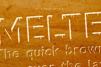 MELTED PERSONAL USE font