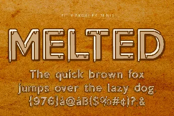 MELTED PERSONAL USE font