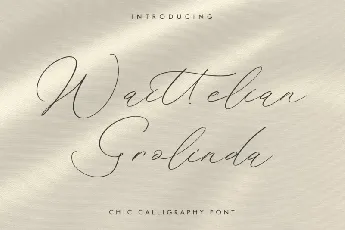 Waittelian Grolinda font