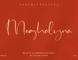 Meghalyna font