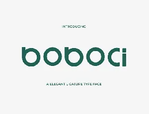 Boboci font