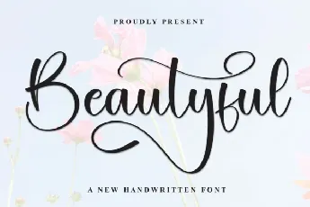 Beautyful Calligraphy font