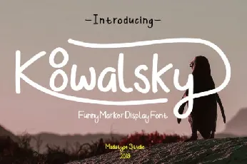 Koowalsky Handwritten font