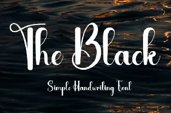 The Black Script Typeface font