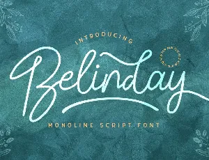 Belinday font