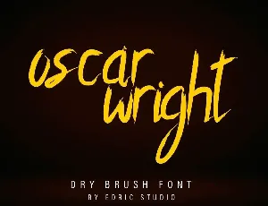 Oscar Wright Demo font