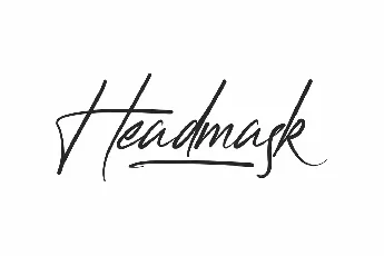 Headmask Demo font