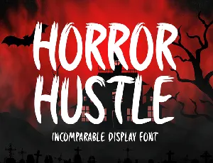 Horror Hustle font