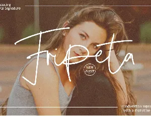 Fripeta Signature font