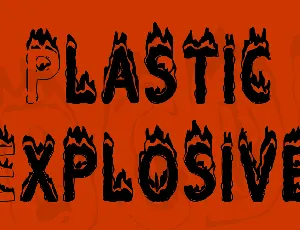 Plastic Explosive font