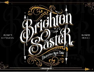 Brighton Saster font