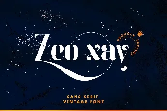 Zeo xay font