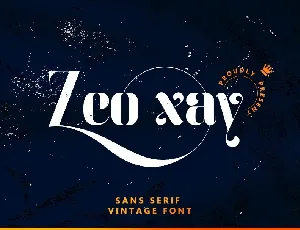 Zeo xay font