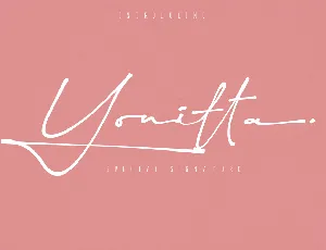 Yonitta font