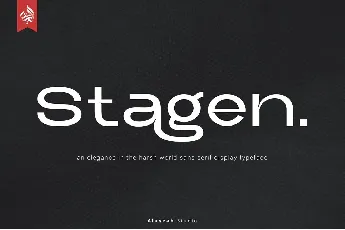 Stagen font