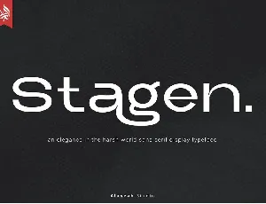 Stagen font