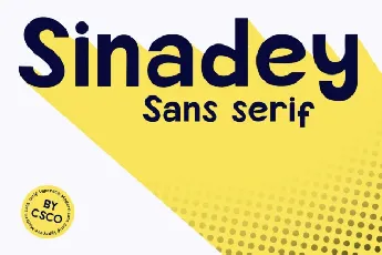 Sinadey font