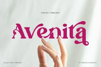 Avenita font