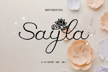 Sayla font