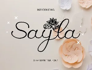 Sayla font