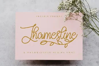 Jhamesline Demo font