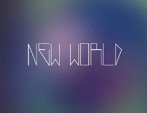 NewWorld font