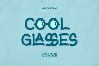 Cool Glasses Demo font