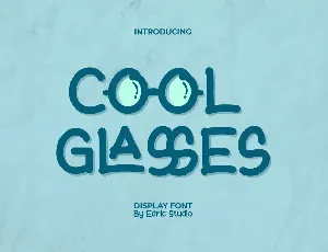 Cool Glasses Demo font