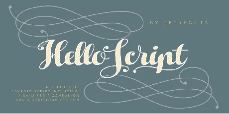 Hello Script Trial font