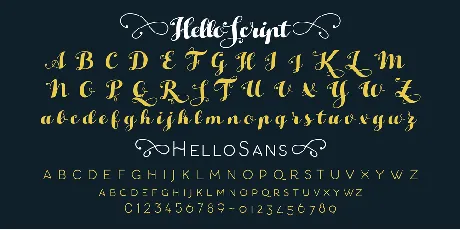 Hello Script Trial font