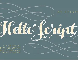 Hello Script Trial font