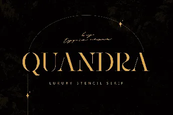 Quandra font