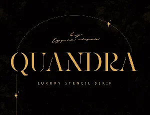 Quandra font