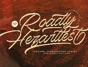 Roadly Hezarttest font