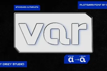 Plotgars font