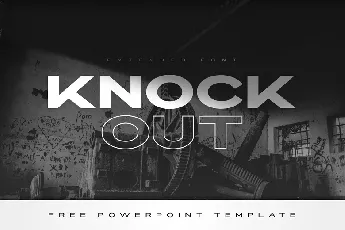 Knockout font