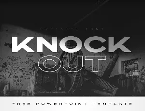 Knockout font