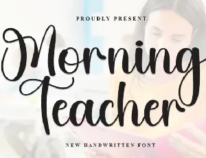 Morning Teacher Script font