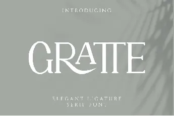 Gratte font