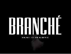 Branche Typeface Free font