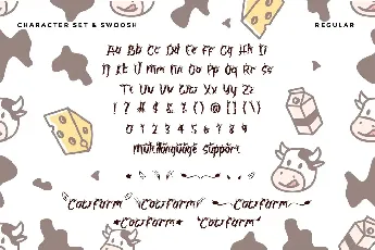 Cow Farm Demo font