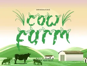 Cow Farm Demo font