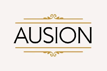 Personal Use Ausion font