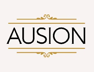 Personal Use Ausion font